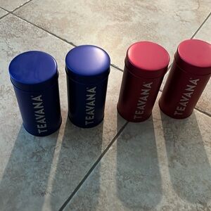 NWT 8 oz Teavana Tins